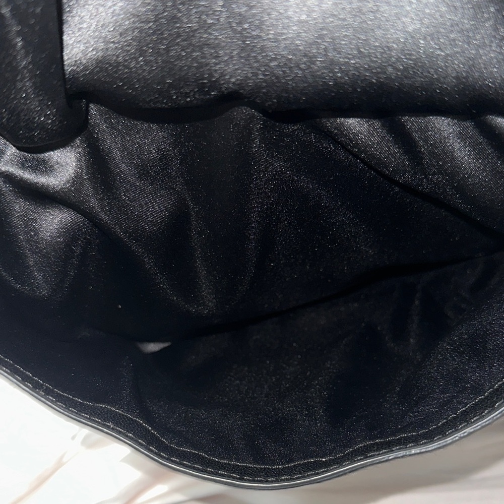NWT J127819969 Coach Black Leather cow hide Shoulder Bag gunmetal acc - Picture 9 of 16